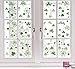 Moon Boat 102 PCS St Patrick's Day Decorations Shamrock Window Clings Clover Static Decal Stickers - Party Ornaments