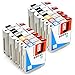 JetSir Compatible Ink Cartridge Replacement for HP 940 940xl(4 Black,2 Cyan,2 Magenta,2 Yellow, 10-Pack),Work on HP Officejet Pro 8000 8500 8500A 8500A Plus Printer