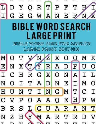 Bible Word Search Large Print: Bible Word Find for Adults Large Print ...
