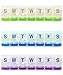 Ezy Dose 7-Day Classic Pill Reminder, 2XL Jumbo Size, Colors May Vary, 3-Pack