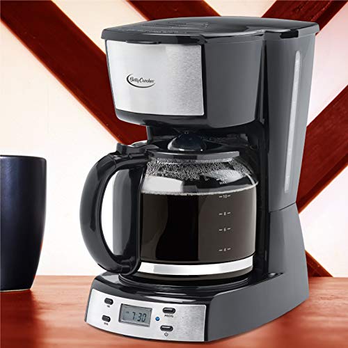Betty Crocker BC-2809CB Kaffeemaschine für 12 Tassen, Edelstahl, mehrfarbig – Bild 5