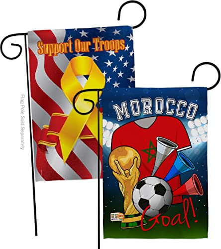 FIFA World Cup Moroccan Flags Support Our Troops Banner Pack Wall Art Flag Room…