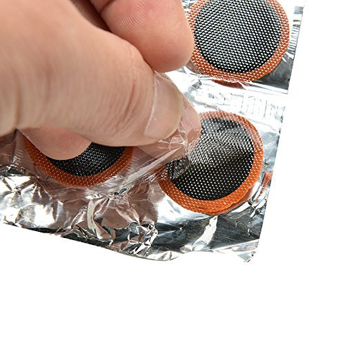 Ioffersuper 8 Pcs Bicycle Tire Repair Kits(3 Pcs Rubber Cold Patch + 5 Pcs Glue) - Thumbnail 3