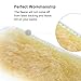 Fityou Women’s Genuine Sheepskin Insole Cozy Warm Fluffy Shoe Insoles for Wellies Slippers Boots with Latex Backing 7 B(M) US