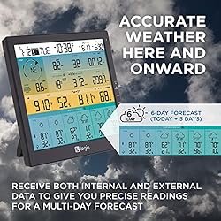 Logia 7-in-1 Wireless Weather Station with 6-Day