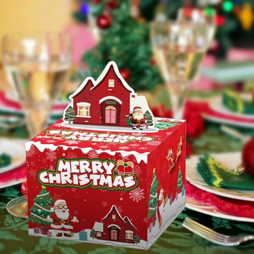 JOYJOM Christmas Money Box for Cash Gift Pull, Money Gift Boxes for