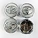HAMMER Toyota 57mm Silver Frosted Wheel Center Hub Caps 4-pc Set Special Offer