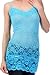 Zenana Outfitters Women's Full Lace See Through Floral Cami Top