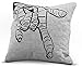 Jay Franco Marvel Decorative Pillow Cover Spiderman - Gray