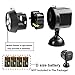 Motion Sensor Light, UNIFUN 8W 600Lumen Wireless Weatherproof IP65 Batteries Powered Led Spotlight with Switch ON/OFF