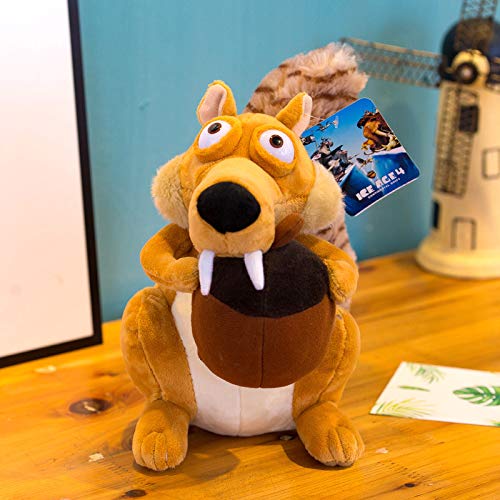 wanqueen Funny Cute Animal Doll Ice Age 3 Scrat Squirrel Stuffed Plush Toy Gift 27cm