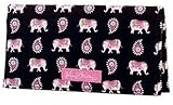 Vera Bradley Checkbook Cover (Pink Elephants)