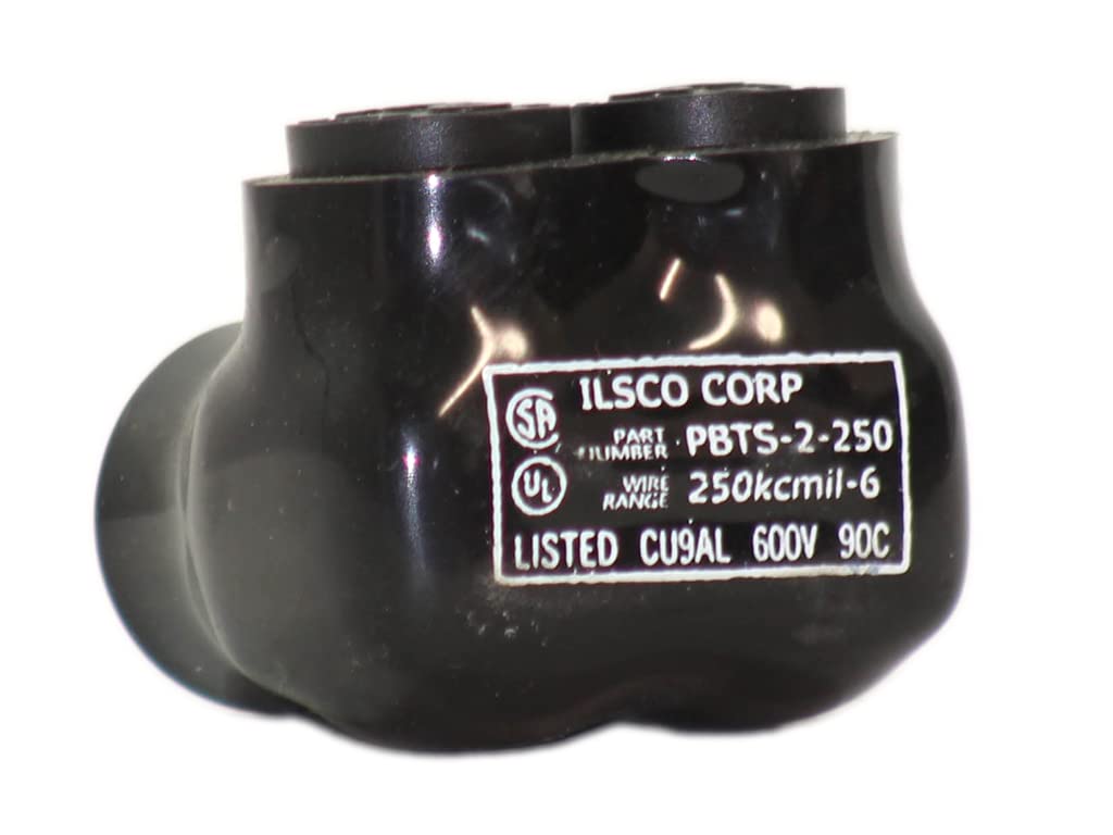 Ilsco PBTS-2-250 Multi-Tap Connector, 2 Port, 1
