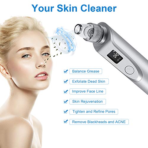 3 Blackhead+Remover+Vacuum+Pore+Electric+Extractor