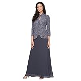 Alex Evenings Women's Regular Long Dress with