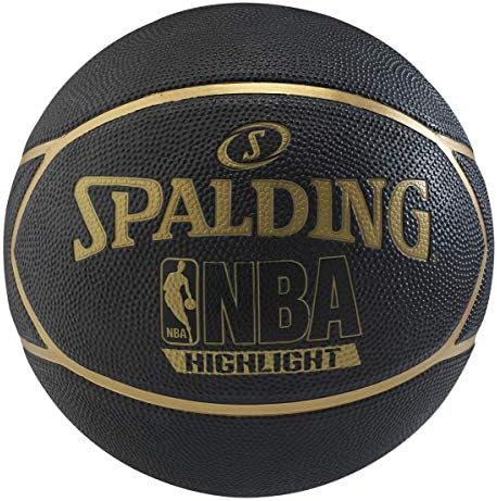 Spalding basketball black and gold Clearance