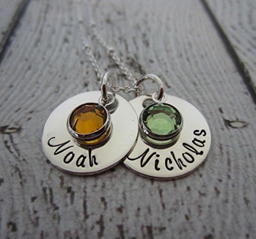 Birthstone Necklace, Personalized Jewelry for Mom, Birthstone Jewelry, Handmade Jewelry, Mothers Necklace