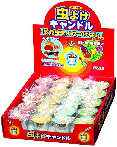 Amazon Co Jp キャンプ 農作業 花火の点火に 虫よけキャンドル S 花火用バケツローソク 1箱個入り 約2時間燃焼 虫除け 防虫 おもちゃ