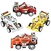 Prextex 16 pack Kids Racing Car Pull Back and Go Vehicles Great Easter Eggs Fillers or Stocking Stuffers and Toys for Boys Best Pull Back Racing Cars for Toddlers