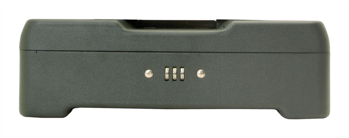 Helix 12 inch Combination Lock Cash Box - Black