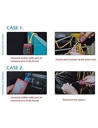 SUNKEE Alta calidad RJ11 RJ45 Cat5 Cat6 Red LAN Ethernet Teléfono telefónico Cable de tóner Rastreador de cables Sistema de seguimiento y probador