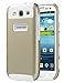 ULAK Galaxy S3 Case, S3 Case - Slim Lightweight S3 Case Hybrid Shockproof Protective Cover for Samsung Galaxy S3 III I9300 with 2-Piece Dual Layer PC & Soft TPU Hard Cover(Champagne Golden/White)