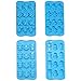 Candy Making Molds, 8 PCS YYP [Dinosaur, Robot, Apple, Rose, Leaf and Flowers Mold] Silicone Candy Molds Set for Home Baking - Reusable Silicone Baking Molds for Candy, Cake, Chocolate