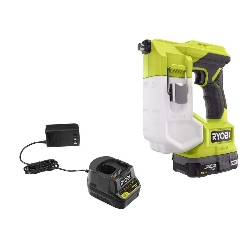 Photo 1 of **MISSING BATTERY**Ryobi One 18V Cordless Handheld Sprayer Kit with (1) 1.5 Ah Battery and Charger