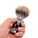 Shaving Brush,Edow Luxury Silvertip Badger Bristle Brush with Heavy Alloy Base and Ergonomic Handle for Any Methods of Shaving.