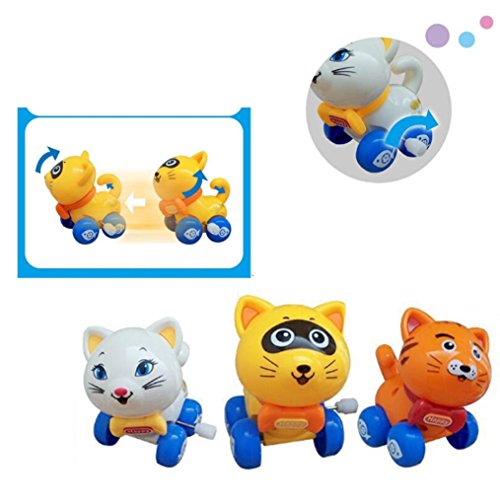 Yeefant Wind Up Toy, Funny Assorted Clockwork Baby Cute Animal Model party Toy Baby Filed Gift For Kids