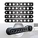 ICARS Black Door Handle Inserts Front Rear Aluminum Grab Handle Cover Trim for 2007-2017 Jeep Wrangler JK & Unlimited Accessories 4 Door- 5 Pcs