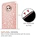 Moto G6 Case with Tempered Glass Screen Protector [2 Pack] for Girls Women, LeYi Glitter Sparkly Bling Dual Layer Hybrid Shockproof Protective Phone Case for Motorola G (6th Generation) TP Rose Gold