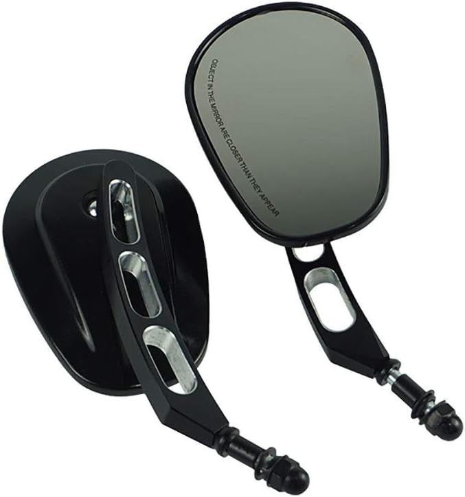CONGCASE Parts 8MM Motorcycle Rear View Side Mirror For Harley Road King Touring XL883 Sportster 1200 Fatboy Road King Glide V-ROD Dyna Softail