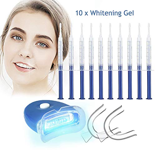 Teeth Whitening Kit, Potok Teeth Whitening Set Professional Reusable Teeth Whitening for White Teeth, Whitening Teeth At Home, 10xToothing Gel, 2x Dental Trays Gel Kit, 1x Laser Light - Thumbnail 7