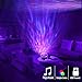 [Newest Design] Remote Control Ocean Wave Projector 12 LED &7 Colors Night Light with Built-in Mini Music Player for Living Room and Bedroom (12 LED Black)