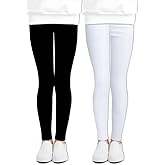 LUOUSE Multipack Cute Printed Girls Stretch Leggings Ankle Length 4-13 Years