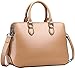 Heshe Womens Leather Shoulder Handbags Tote Bags Crossbody Bag Top Handle Handbag Satchel and Purse for Ladies Messenger Style