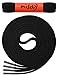 Miscly 3 Pairs Flat Shoelaces 5/16″ Wide - Shoe Laces for All Types of Shoes & Sneakers