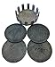 Game of Thrones Drink Coaster Set with Holder- House Sigil Beverage Coasters - Set of Four Faux Sandstone Coasters- Cork Backed