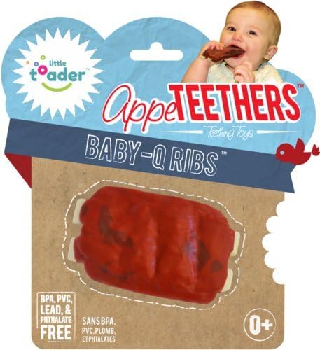 AppeTEETHERS by little toader Baby-Q Ribs - BP by Little Toader AppeTEETHER
