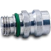 Suspenix 1pcs High Pressure AC valve, Air Conditioning Service Port Compatible with Ford 1994-1997 F150 F250 F350 Explorer, 1993-2006 Crown Victoria, 1993-1998 Mustang, 1993-1997 Ranger Thunderbird
