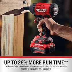 CRAFTSMAN V20 Cordless Impact Wrench, 1/2
