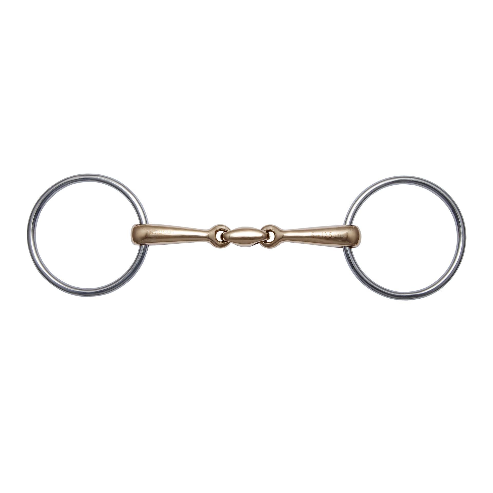 Stübben 2424 Loose-Ring-Snaffle - 5"·12,5cm - 14 mm - Sweet Copper
