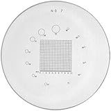 PEAK TSPS07-10 Loupe Precision Graph and Hole Reticle, 10X Magnification, 35mm Diameter, No 7