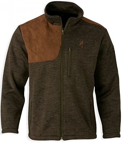 Browning Bridger Shooting Jacket, Loden/Brown, Small