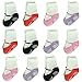 Baby Girls Booties, Colorfox Toddler Baby Girls Cute Novelty Walker Anti Slip Socks for Baby Girl 6-12 Months 12 Pairs …