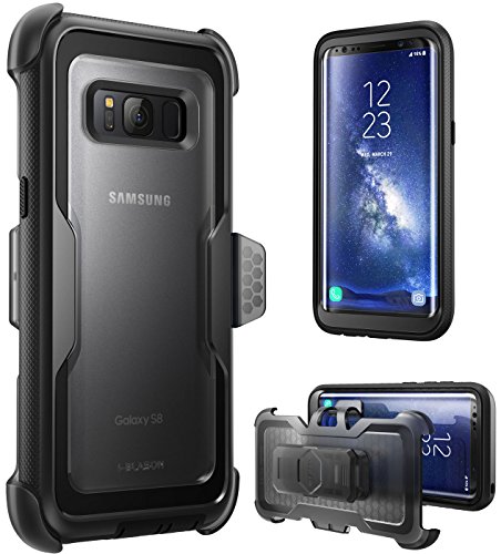 i-Blason Armorbox Series Case for Galaxy S8, [Full Body] [Heavy Duty] Shock Reduction / Bumper Case Without Screen Protector for Samsung Galaxy S8 2017 Release (Black)