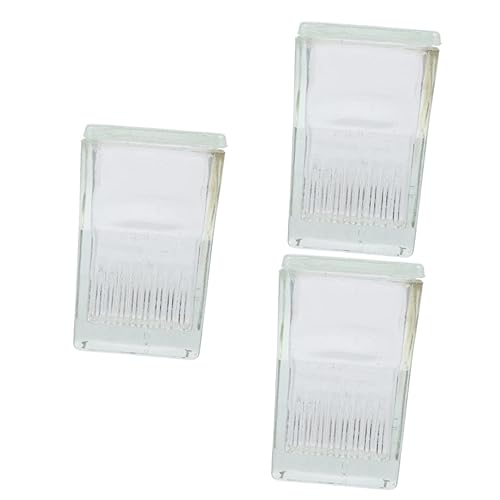 ULTECHNOVO 3 Pcs Glass Staining Jar Slide Staining Gram Stain Kit Glass