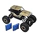 Blomiky 1:18 Scale Alloy Gold Monster RC Cars Off-Road Rock Toy RC Vehicle Crawler RC Truck 4WD Remote Control Buggy Extra 2 Battery C185 Gold