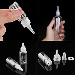 5pcs 10-250ml Refillable Bottles Squeeze Bottles